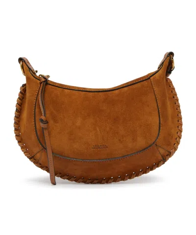 Isabel Marant Oskan Moon Shoulder Bag In Brown