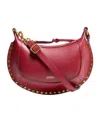 Isabel Marant Oskan Moon Bag In Burgundy