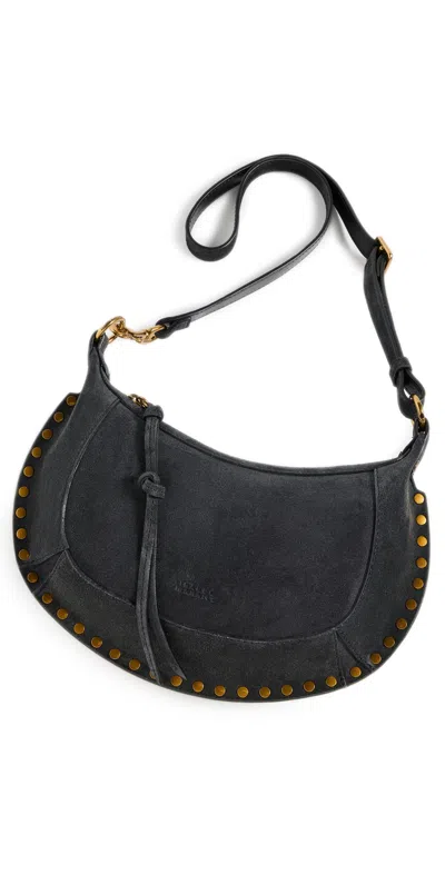 Isabel Marant Black Oskan Moon Shoulder Bag