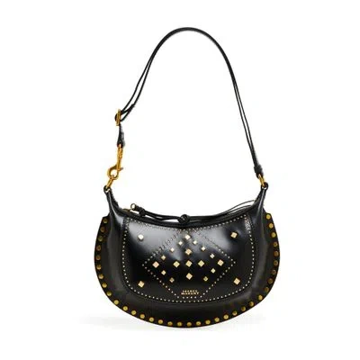 Isabel Marant Oscan Moon Shoulder Bag In Black