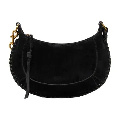 Isabel Marant Oskan Moon Shoulder Bag In Black