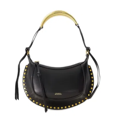 Isabel Marant Oskan Moon Bag In Animal Print