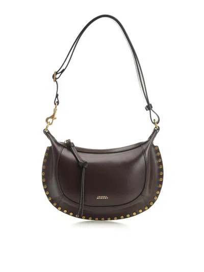 Isabel Marant Oskan Moon Bag In Brown