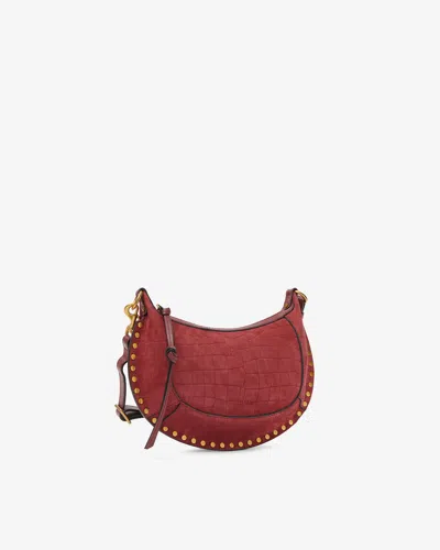 Isabel Marant Oskan Moon Bag In Cherry
