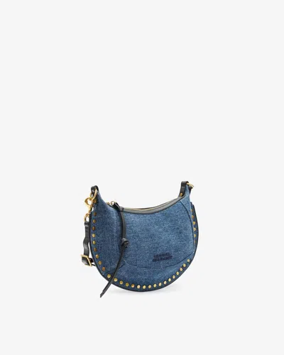 Isabel Marant Oskan Moon Bag In Dark Blue