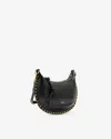 ISABEL MARANT OSKAN MOON BAG IN PYTHON-EFFECT LEATHER