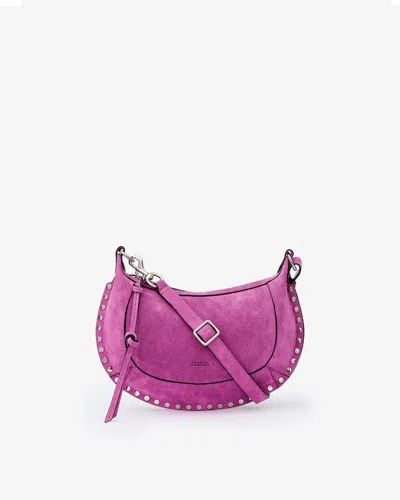 Isabel Marant Oskan Moon Bag In Purple