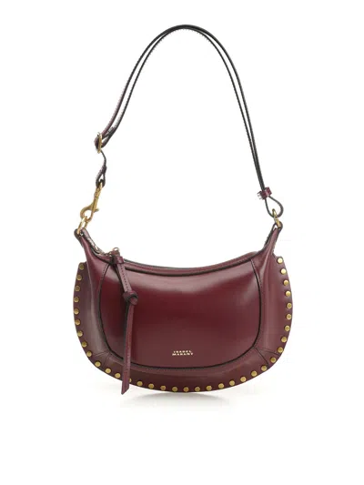 Isabel Marant Oskan Moon Bag In Red