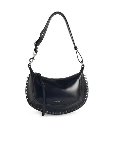 Isabel Marant 'oskan Moon' Black Smooth Leather Bag