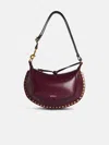 Isabel Marant 'oskan Moon' Burgundy Smooth Leather Bag In Burgundy