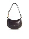 Isabel Marant Brown Oskan Moon Shoulder Bag In Brown