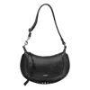 Isabel Marant Oskan Moon Crossbody Bag In Black