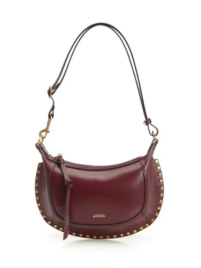 Isabel Marant Oskan Moon-gb Crossbody Bags Bordeaux