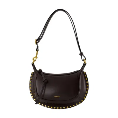 ISABEL MARANT ISABEL MARANT OSKAN MOON GB SHOULDER BAG - LEATHER - BROWN