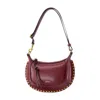 Isabel Marant Oskan Moon Gd Shoulder Bag In Red