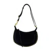 Isabel Marant Oskan Moon Gz Shoulder Bag In Black