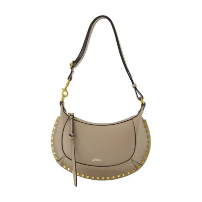 Isabel Marant Oskan Moon Gz Shoulder Bag In Brown
