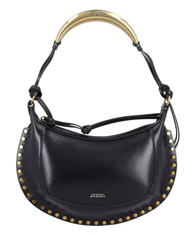 Isabel Marant Oskan Moon Hobo Bag In Black