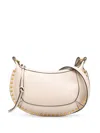 Isabel Marant Oskan Moon Leather Shoulder Bag In Beige