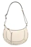 Isabel Marant Oskan Moon Leather Shoulder Bag In Beige