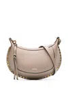 Isabel Marant Women Oskan Moon Leather Shoulder Bag In Grey