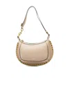 Isabel Marant Oskan Moon Shoulder Bags Beige In Nude