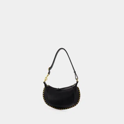ISABEL MARANT OSKAN MOON PURSE - ISABEL MARANT - LEATHER - BLACK