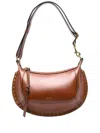 Isabel Marant Moon Calfskin Shoulder Bag With Gold Stud