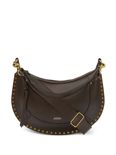 Isabel Marant Oskan Moon Shoulder Bag In Brown