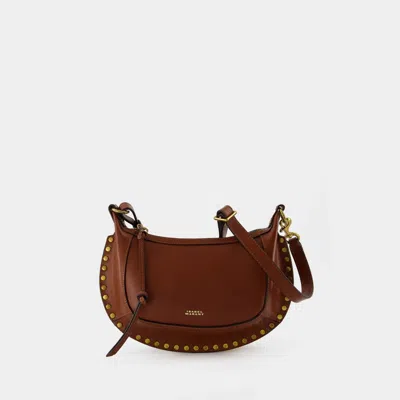 Isabel Marant Oskan Moon Shoulder Bag In Brown