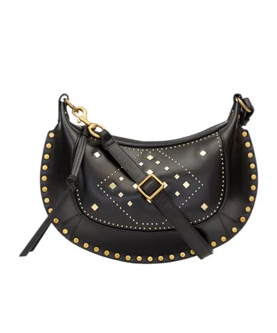 Isabel Marant Oskan Moon Shoulder Bag In Black