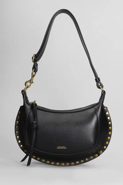 Isabel Marant Oskan Moon Shoulder Bag In Black