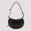 Isabel Marant Marant Oskan Moon Shoulder Bag With Studs In Black