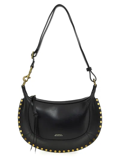 Isabel Marant Oskan Moon Shoulder Bag In Black
