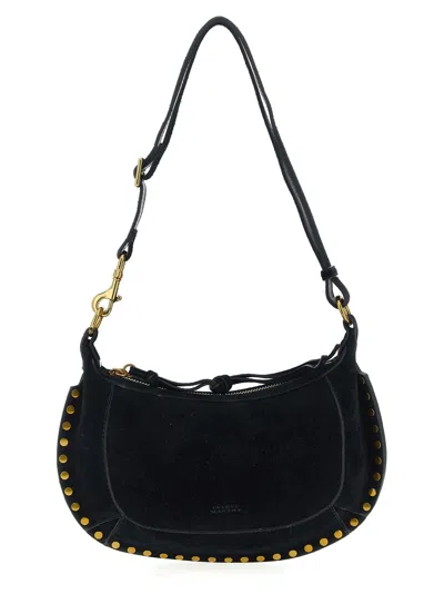 Isabel Marant Oskan Moon Shoulder Bag In Black