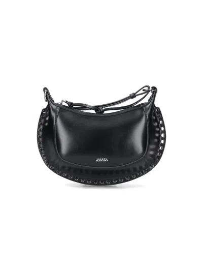 Isabel Marant Oskan Moon Shoulder Bag In Black