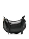 Isabel Marant Oskan Moon Studded Shoulder Bag In Black