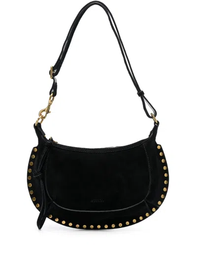 Isabel Marant Oskan Moon Shoulder Bag In Black
