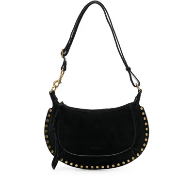 Isabel Marant Oskan Moon Shoulder Bag In Black