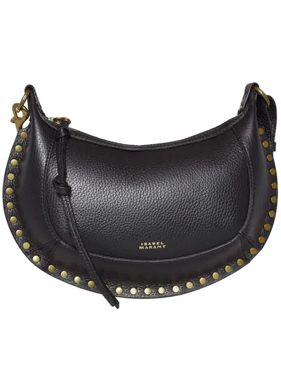 Isabel Marant Oskan Moon Shoulder Bag In Black