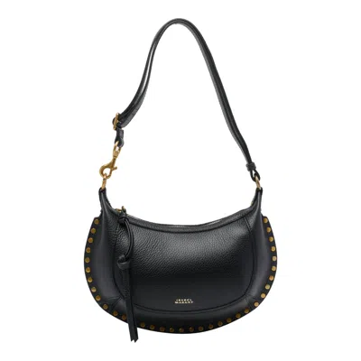 Isabel Marant Oskan Moon Shoulder Bag In Black