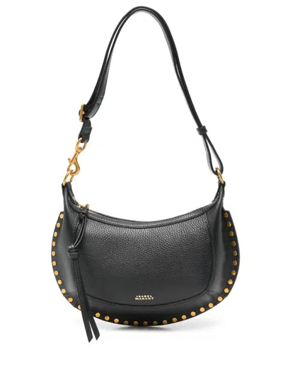Isabel Marant Oskan Moon Shoulder Bag In Black