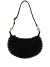 Isabel Marant Black Oskan Moon Shoulder Bag In Black