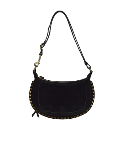 ISABEL MARANT ISABEL MARANT OSKAN MOON ZIPPED MEDIUM SHOULDER BAG