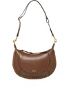 Isabel Marant Oskan Moon Shoulder Bag In Brown