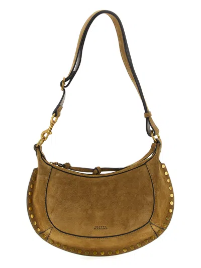 Isabel Marant Oskan Moon Shoulder Bag In Brown