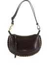 Isabel Marant Oskan Moon Shoulder Bag In Brown