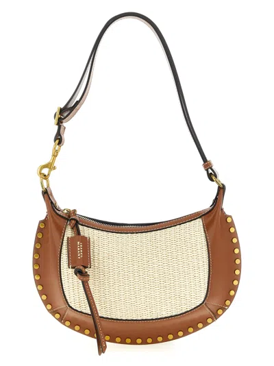 Isabel Marant Oskan Moon Shoulder Bag In Brown