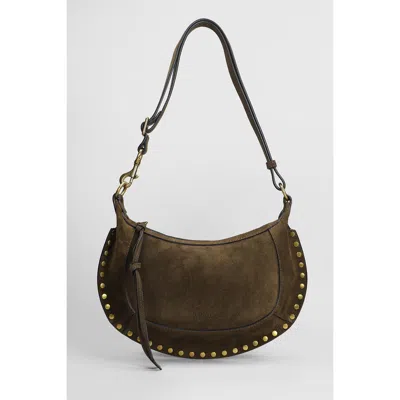 Isabel Marant Oskan Moon Shoulder Bag In Brown