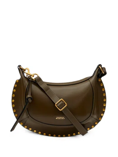Isabel Marant Oskan Moon Shoulder Bag In Brown
